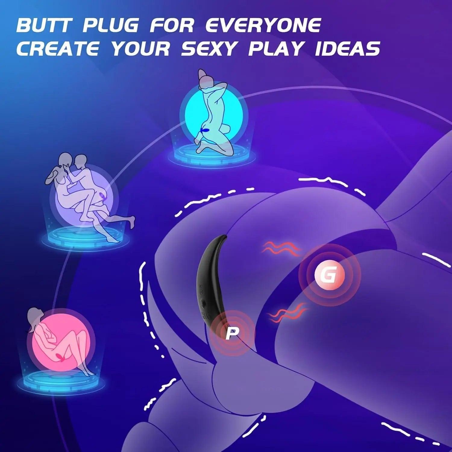 Anal Plug Vibrator Sex Toys - Seductiva