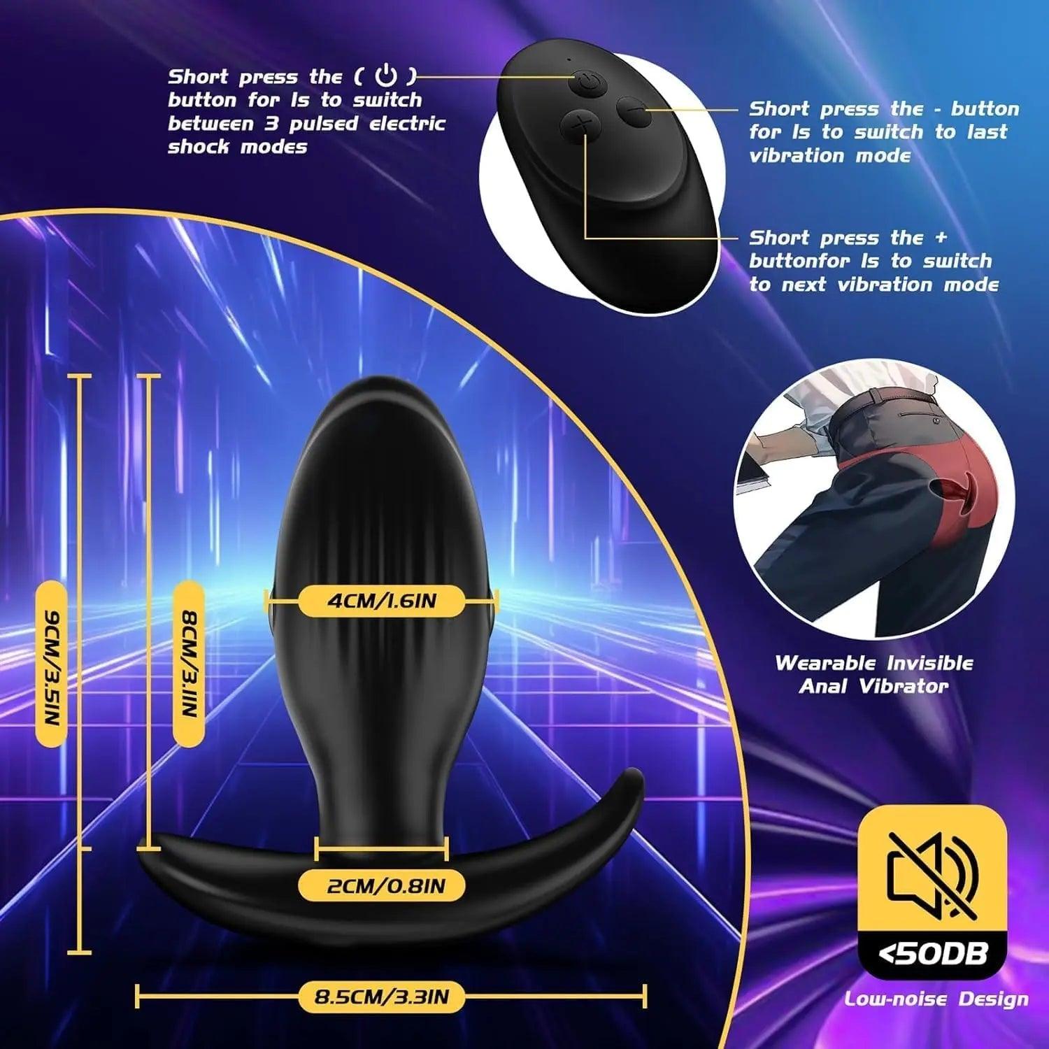 Anal Plug Vibrator Sex Toys - Seductiva
