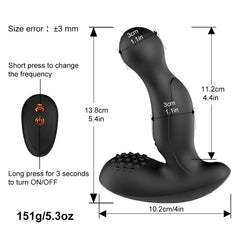 Anal Plug Vibrator Tickling Prostate Massager Masturbators - Seductiva