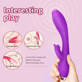 G-spot vibrator shown flat with visible control button