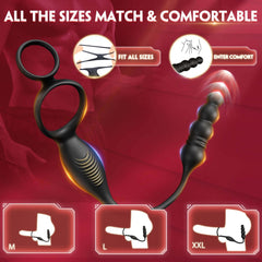ARCHIE4| Vibrating and Thrusting Anal Plug