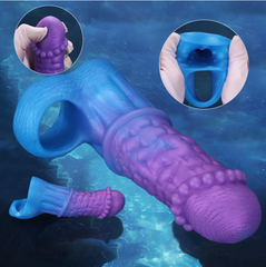 Hollow set massage particles for men lock essence thickened and lengthened mace set sex toys