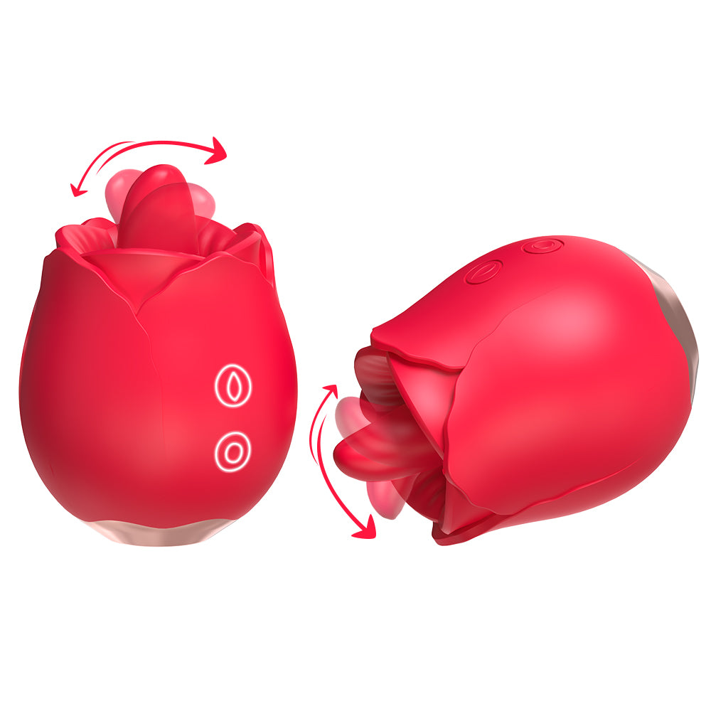 Rose tongue licking vibrating egg female vibrating adult sexual VIBRATOR