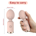 Mini & discreet strawberry vibrator — travel-friendly compact size and portability (feature graphic)