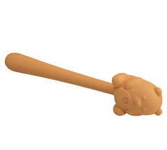 The bear-shaped vibrator is small and portable for women