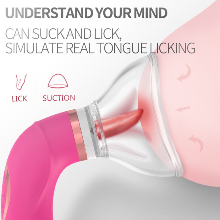 soft tongue milky massager sex toys sucking tongue licking vibrator