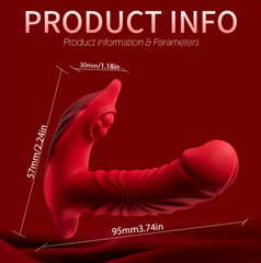 Rose Wearable APP enables remote control telescopic vibrator