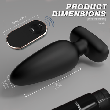 Remote-controlled super soft silicone Anal Plug Multiple uses and feelings