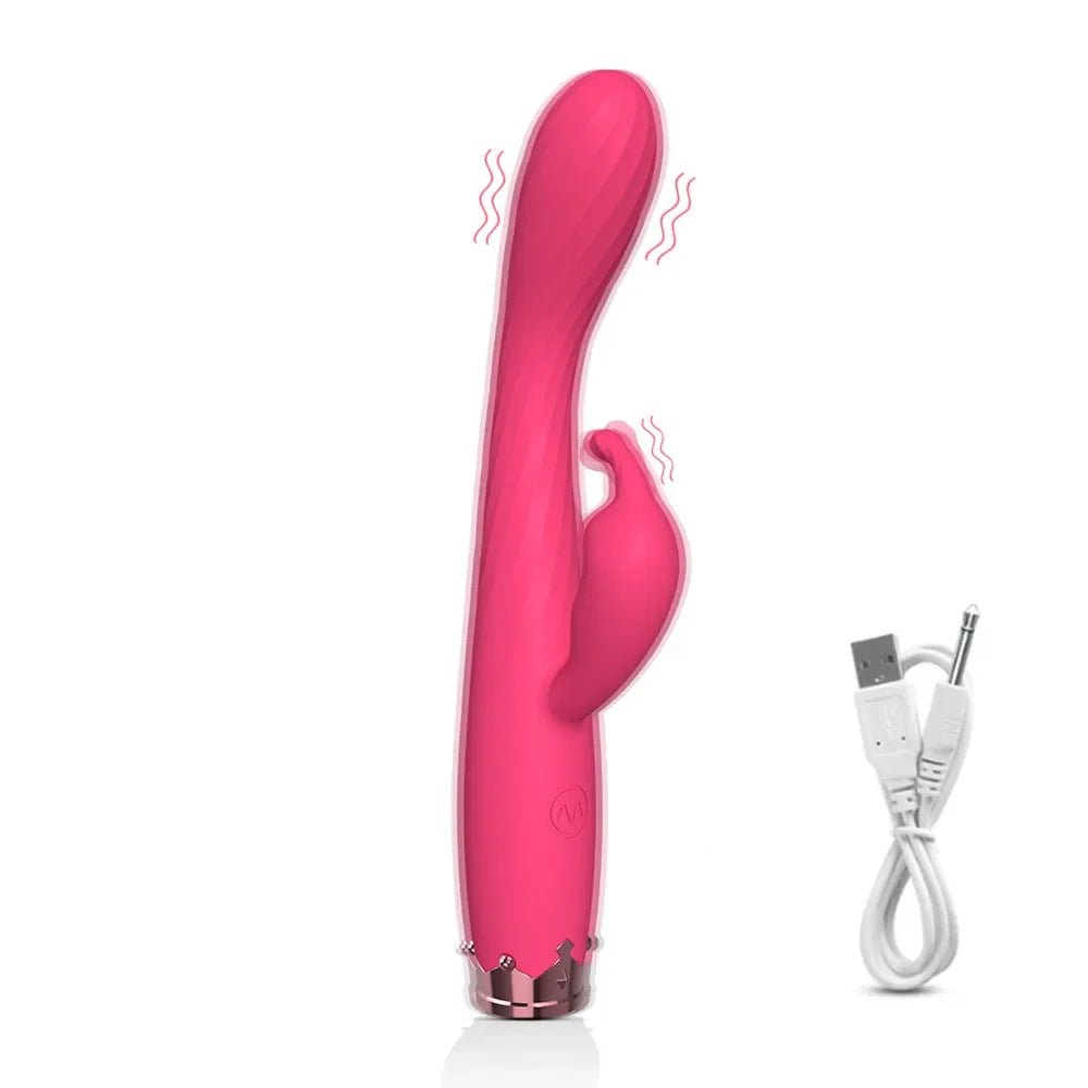Beginner vibrator shown in full silhouette with smooth contoured finish