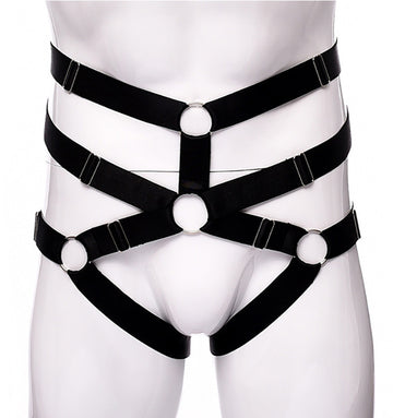 European Hot-Selling Hollow-Out Binding Strap Men's Erotic Underwear