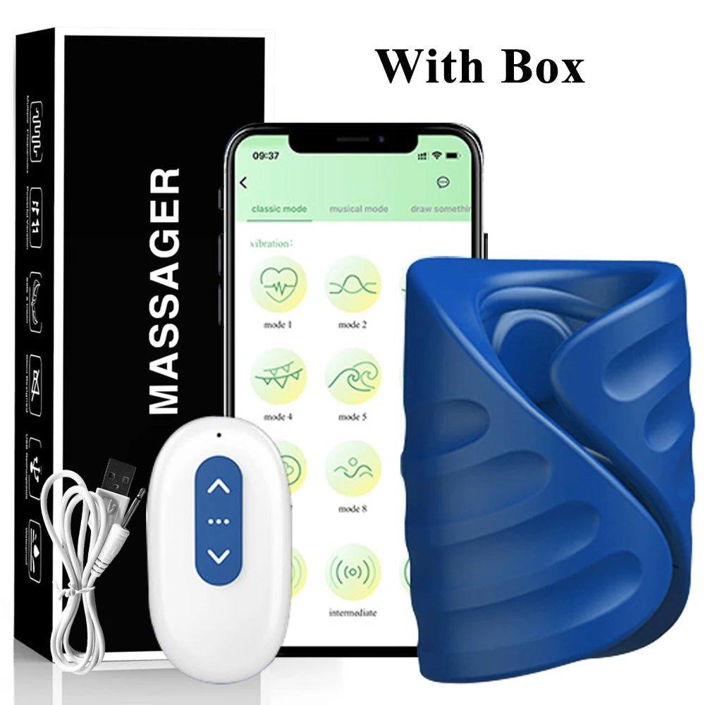 Packaging of Bluetooth APP Penis Training Vibrator from Seductiva