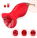 Rose sucking and licking clitoral vibrator