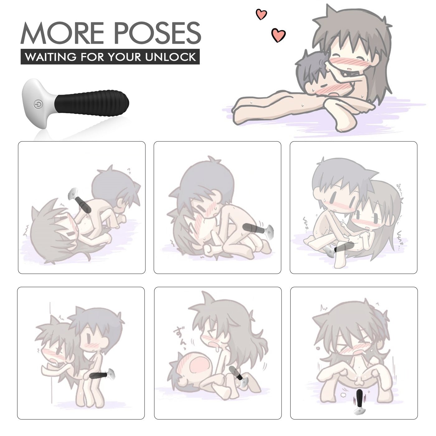 Full-length view of Candyhub All Rounder in soft silicone