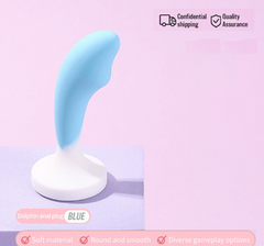 Mini silicone candy color anal plug
