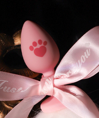 Cat paw bowknol，plush tail anal plug