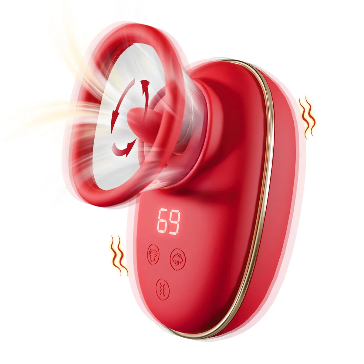 Clitoral Vibrator Sucking and Licking Tongue Sex Toy - Seductiva