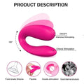 Wearable couple vibrator with magnetic charging connector