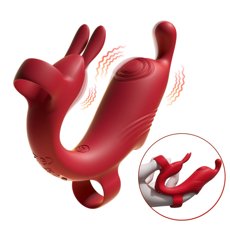 Teasing rabbit finger massage vibrators for women