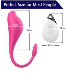 Whale shaped Wireless remote control egg-jumping vibrator