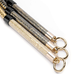 SM Woven leather whips