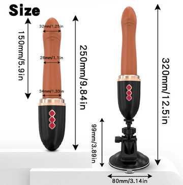 Fully automatic Cannon machine suction cup telescopic vibrator