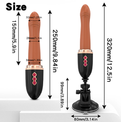 Fully automatic Cannon machine suction cup telescopic vibrator