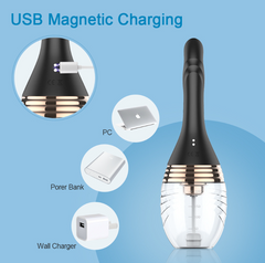 Electric water spray vibrating enema for anal