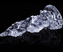 Special-shaped anal plug dildo crystal double dragon
