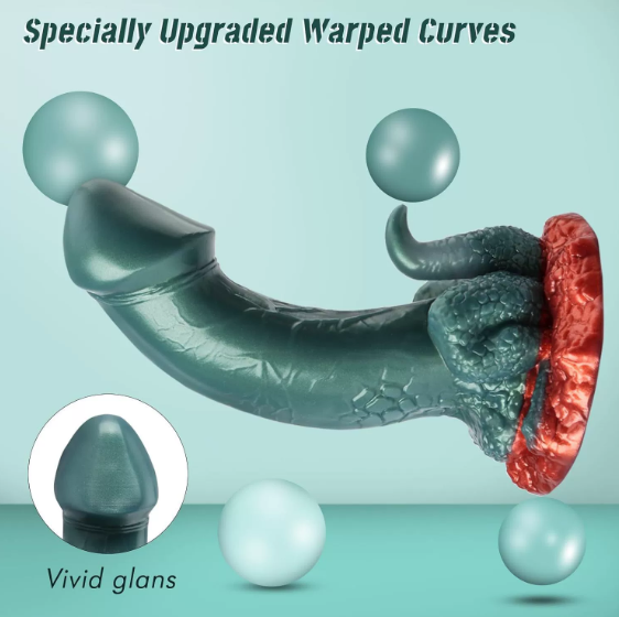 Dinosaur-shaped anal dildo