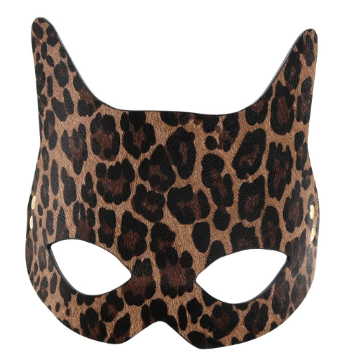 Leopard Eye Mask SM leopard print eye masks handcuffs – Seductiva
