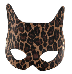 SM leopard print   eye masks handcuffs