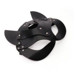 SM sexy fox-shaped leather eye mask