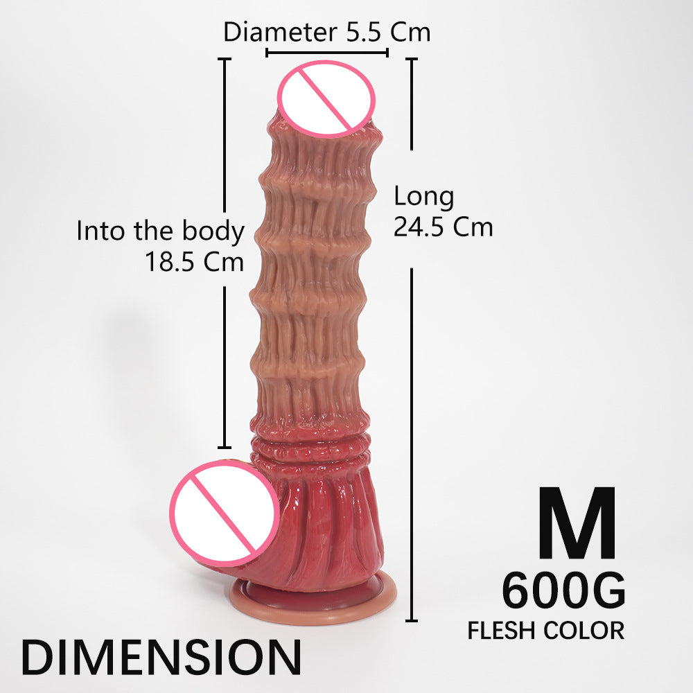 Simulated animal xenodos dildos