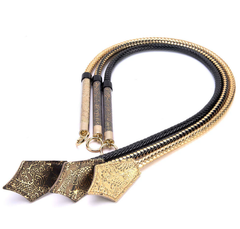 SM Woven leather whips