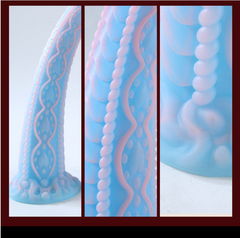 Giant rose  special-shaped octopus dildo anal plug