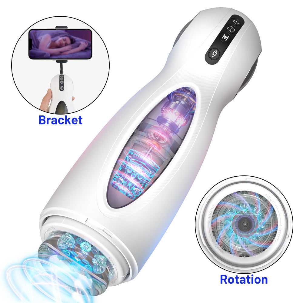 Electric Adjustable Rotating Male Masturbator Automatic Sex Toy Adult