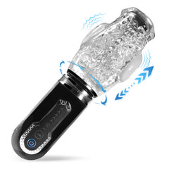 telescopic rotating airplane cup sex toys for men