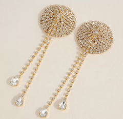 Super flash rhinestone bra chain nipple sticker