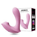 Seductiva clitoral vibrator showing soft silicone finish and curved tip