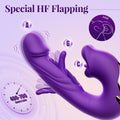 Close-up perspective of the curved vibrator with focus on the flexible flapping stimulator.