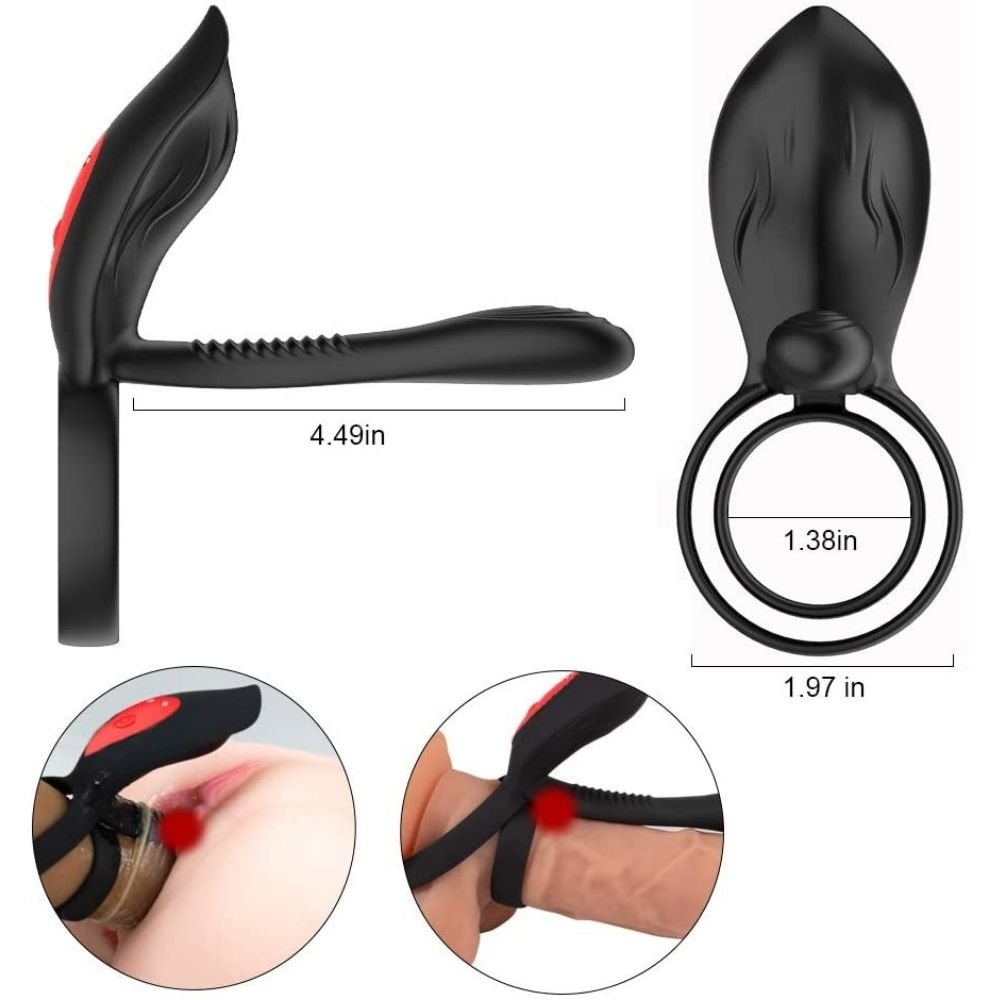 G - Spot Stimulator Vibration Waterproof Cock Ring - Seductiva