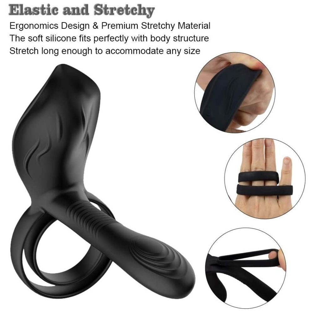 G - Spot Stimulator Vibration Waterproof Cock Ring - Seductiva