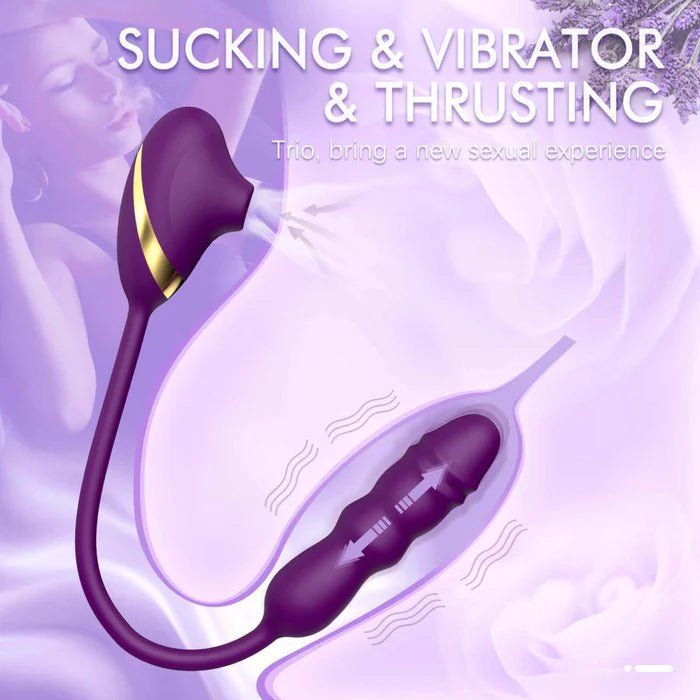 ALPHA vibrator plug highlighting curved body and control buttons