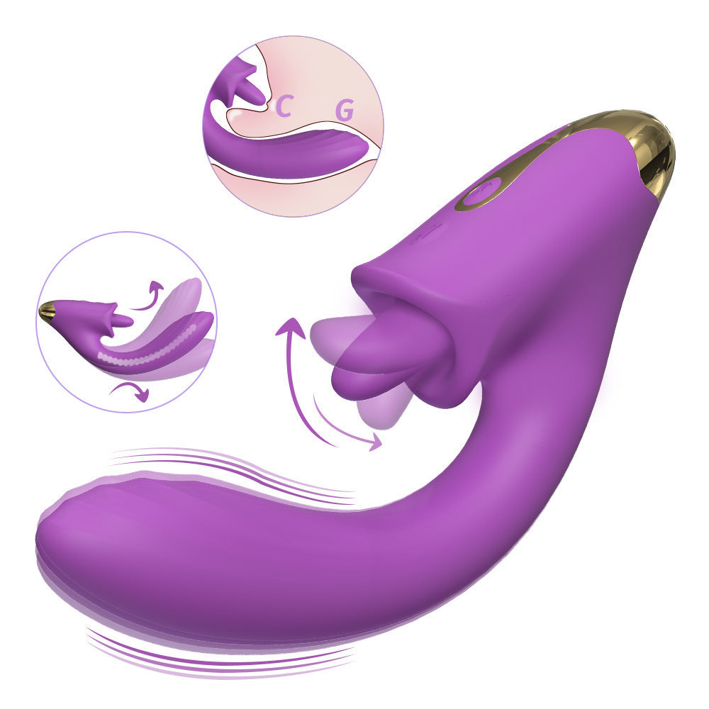 2024 New Jasmine Tongue Licking Vibrator G Spot Adult Women Sex Toy