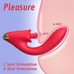 2024 New Jasmine Tongue Licking Vibrator G Spot Adult Women Sex Toy