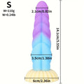 Liquid Silicone Mixed Color Dildo - Seductiva