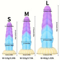 Liquid Silicone Mixed Color Dildo - Seductiva