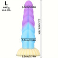Liquid Silicone Mixed Color Dildo - Seductiva