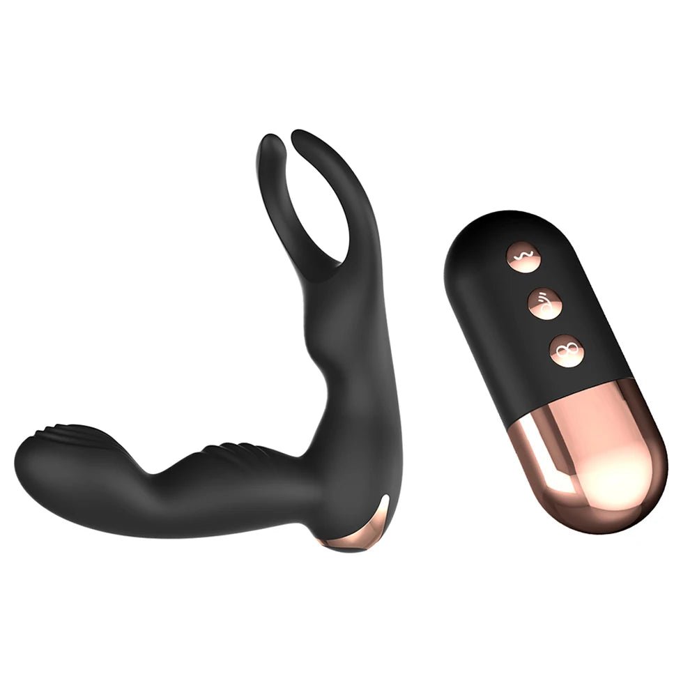 Top-down view of prostate vibrating toy