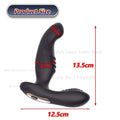 Seductiva prostate toy with contoured base for safe anal play